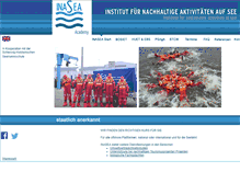 Tablet Screenshot of offshore-training.de